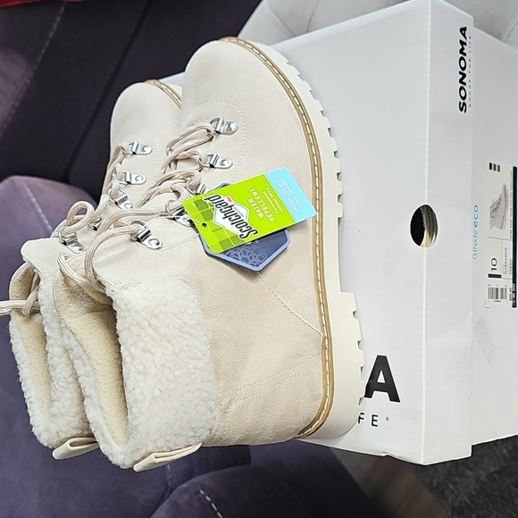 Sonoma Margarita Cream Ortholite Eco Winter Boots with Faux Fur - Picture 3 of 6